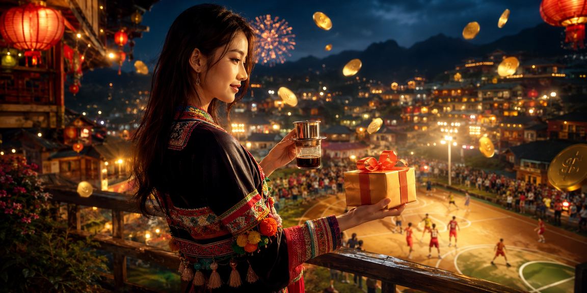 Người hâm mộ bóng rổ tại Sapa theo dõi kèo cược bên tách cà phê sáng
